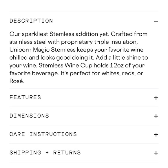 Unicorn Magic Stemless Wine cup - Picture 5 of 6